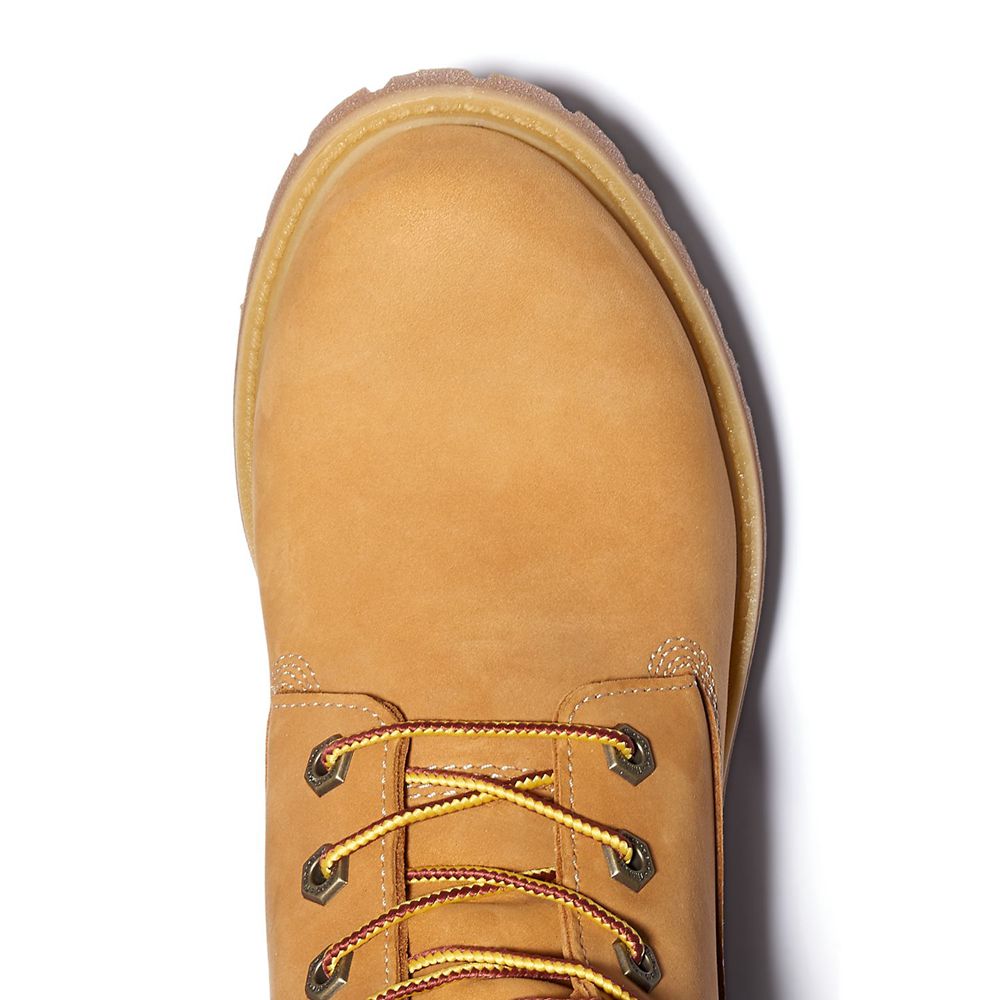 Timberland 6-Inch Μποτακια Γυναικεια Καφε - Premium Waterproof Internal Wedge - Greece 9265713-CI